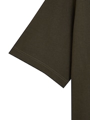 Lyle & Scott Olive Green Boys Essentials 100% Cotton Crew Neck T-Shirt - Image 5 of 5
