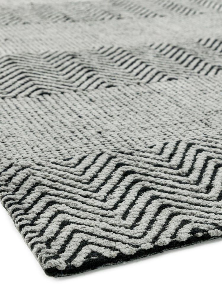 Asiatic Rugs Grey Ives Jute And Chenille Rug - Image 2 of 5