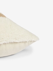 Natural Abstract Berber 50 x 50cm Cushion - Image 2 of 5