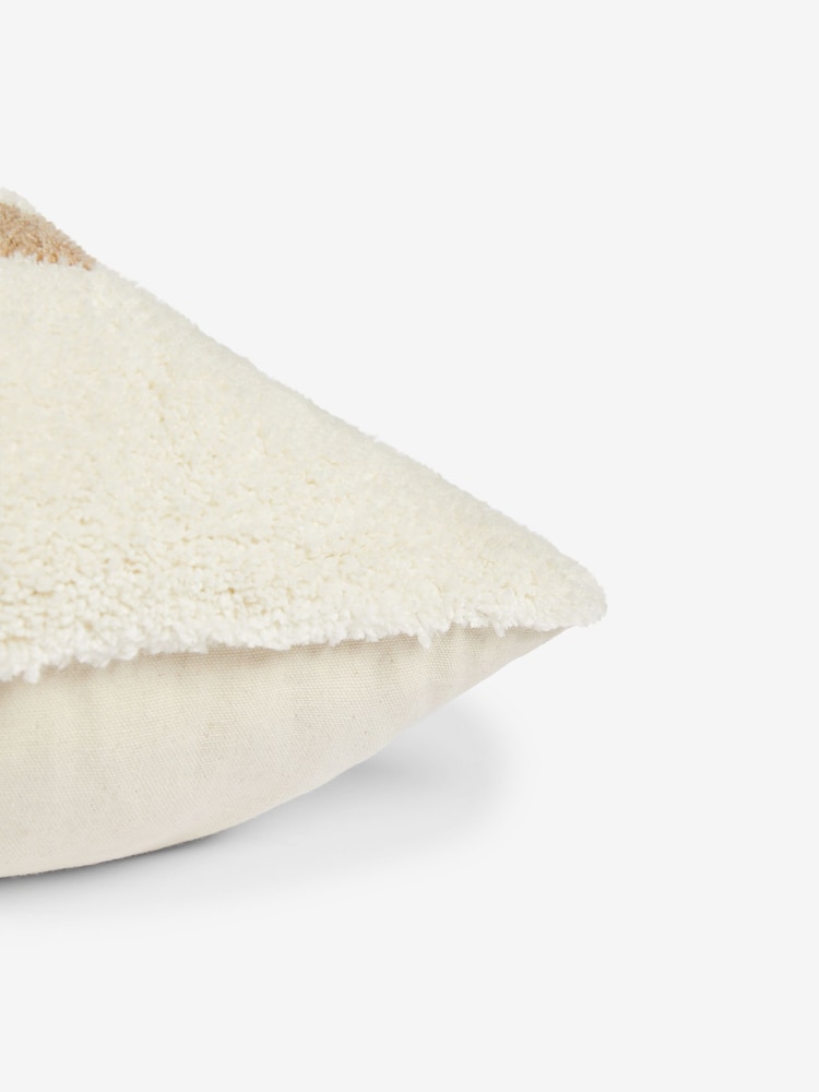Natural Abstract Berber 50 x 50cm Cushion - Image 2 of 5