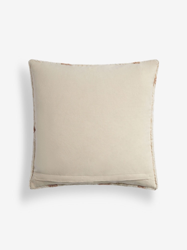 Natural Abstract Berber 50 x 50cm Cushion - Image 5 of 5