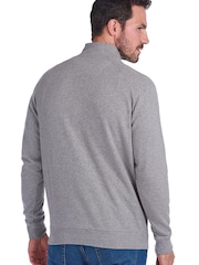 Barbour® Grey Half Snap Sweatshirt - Image 3 of 7