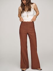 Anthropologie Brown Maeve Jude Trousers - Image 2 of 4