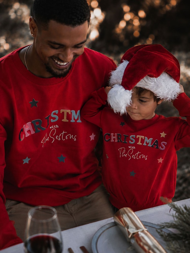 Solesmith Personalised Family Matching Christmas Sweatshirt - Image 2 of 4