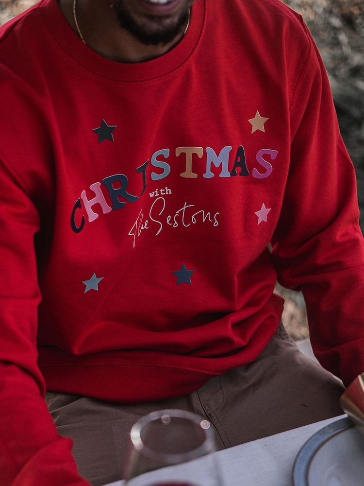 Personalised Family Matching Christmas Sweatshirt - Image 1 of 4