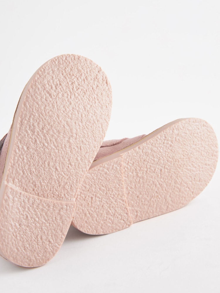 Pink Suede Desert Ankle Boots - Image 5 of 5 Pink Suede Desert Ankle Boots - Image 5 of 5