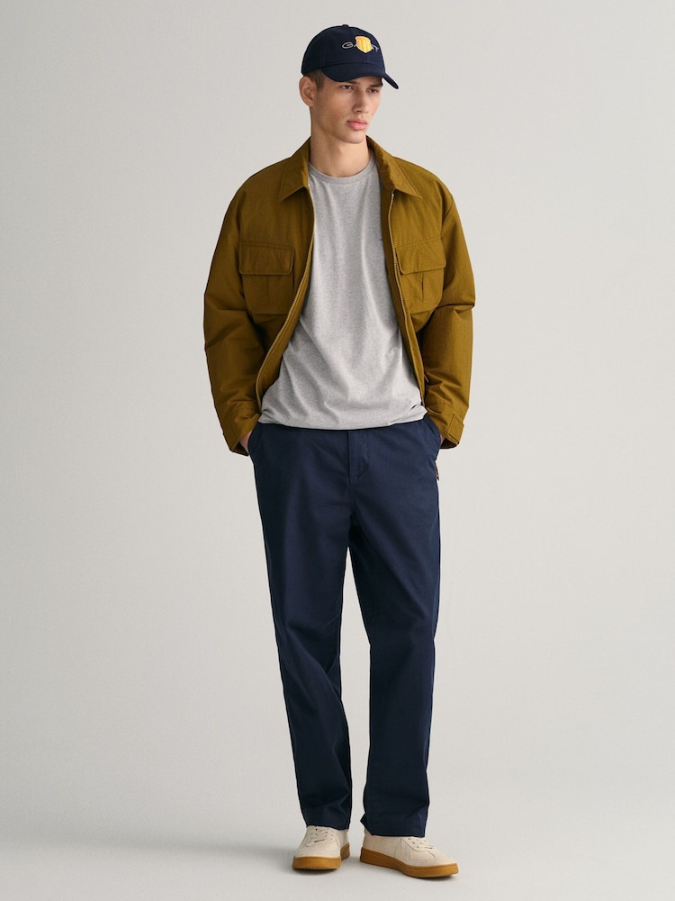 GANT Grey 100% Cotton Shield Logo T-Shirt - Image 3 of 5