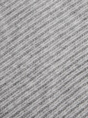 Reiss Grey Lucinda Ribbed Wool Blend Snood - Image 4 of 4