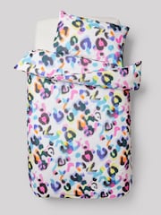 Multi Animal Print Printed Polycotton Duvet Cover and Pillowcase Bedding - Image 4 of 7