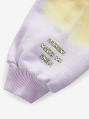 Efekt tie-dye - Zestaw z bluzą i szortami (3 mies. – 7 lat) - Obraz 5 z 5