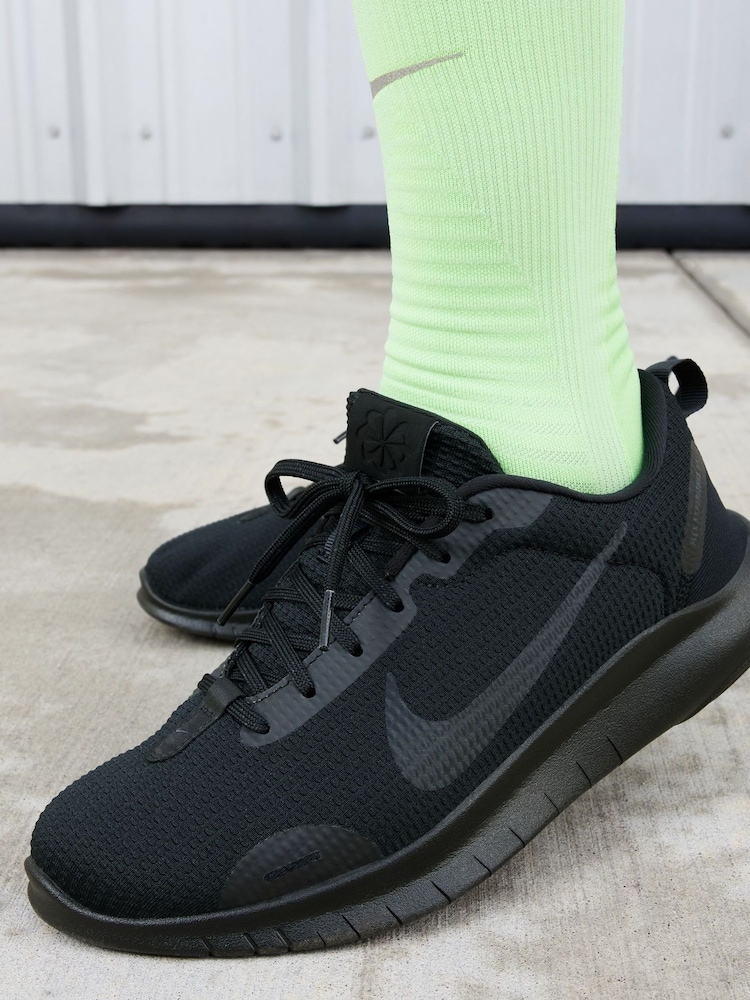 Nike Black Flex Experience Run 12 Road Running Trainers - Image 8 of 9