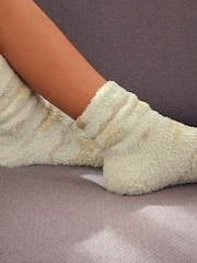 Bath & Body Works Green Bath & Body Works Fluffy Socks 2 Pack - Image 3 of 6