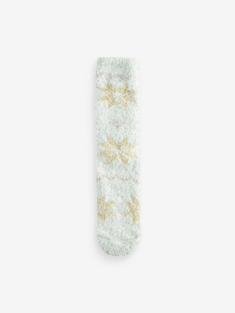Bath & Body Works Green Bath & Body Works Fluffy Socks 2 Pack - Image 6 of 6