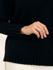 Truly Black Funnel Neck Jumper - Image 4 of 6