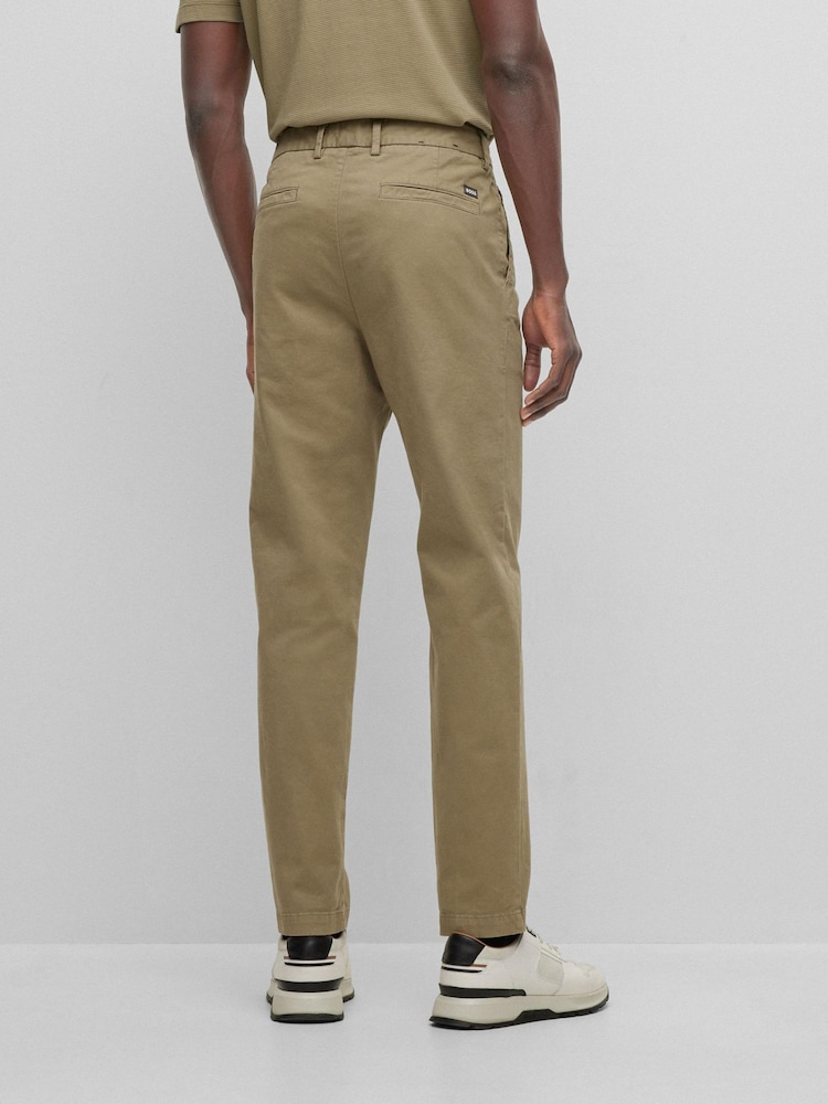 BOSS Green Regular Fit Stretch Gabardine Trousers - Image 2 of 5 BOSS Green Regular Fit Stretch Gabardine Trousers - Image 2 of 5