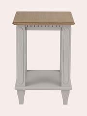 Laura Ashley Pale French Grey Hanover Side Table - Image 2 of 5