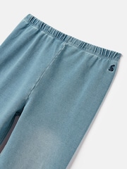 Joules Minnie Blue Denim Leggings - Image 3 of 5