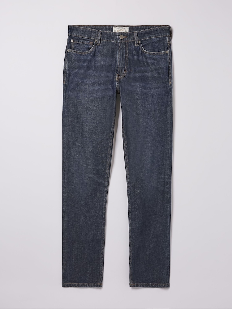 FatFace Dark Blue Vintage Wash Denim Slim Jeans - Image 4 of 4