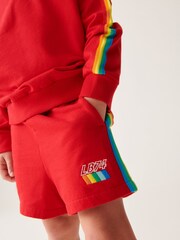 Rot, Regenbogen - Little Bird By Jools Oliver – Sweat-Oberteil und Shorts im Set aus 100 % Baumwolle - Bild 10 von 14