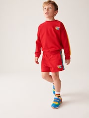 Rot, Regenbogen - Little Bird By Jools Oliver – Sweat-Oberteil und Shorts im Set aus 100 % Baumwolle - Bild 2 von 14