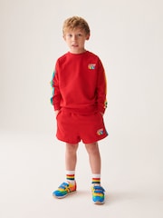 Rot, Regenbogen - Little Bird By Jools Oliver – Sweat-Oberteil und Shorts im Set aus 100 % Baumwolle - Bild 3 von 14