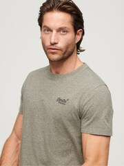 Superdry Dark Grey Vintage Logo Cap Sleeve T-Shirt - Image 3 of 6