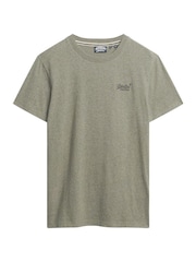 Superdry Dark Grey Vintage Logo Cap Sleeve T-Shirt - Image 4 of 6