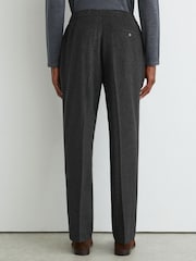 Gris de charbon de bois - Coupe sur mesure - Pantalon à cordon de serrage extensible Reiss Found - Image 5 sur 6
