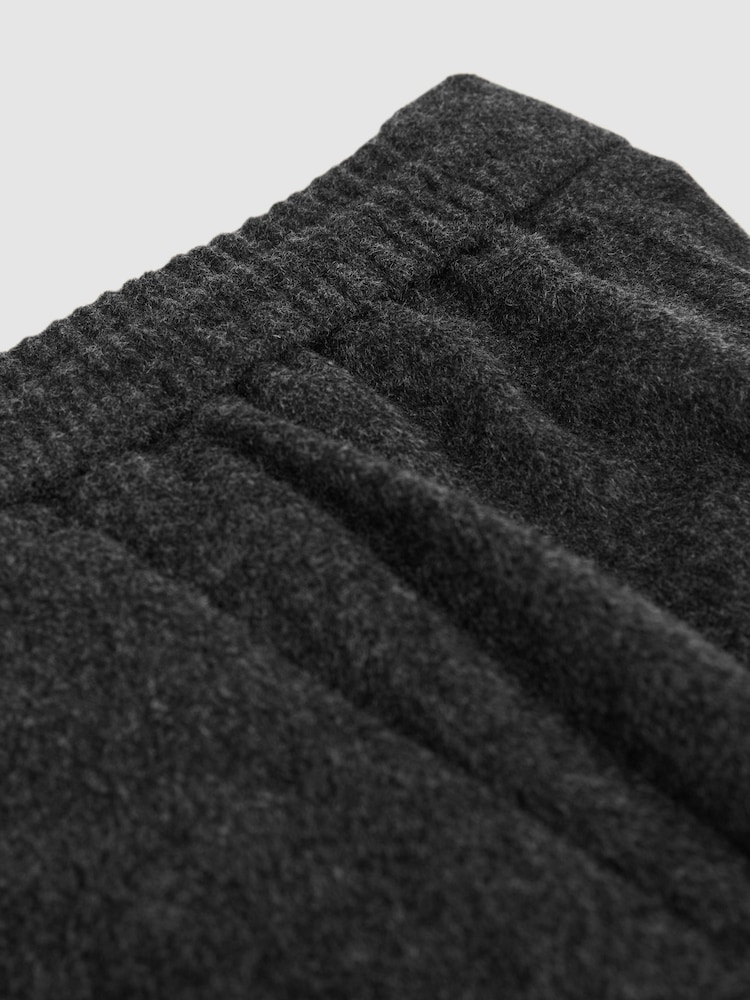 Gris de charbon de bois - Coupe sur mesure - Pantalon à cordon de serrage extensible Reiss Found - Image 6 sur 6