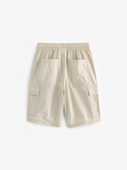 Ecru Neutral Parachute Cargos Shorts (3-16yrs) - Image 2 of 3
