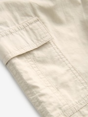 Ecru Neutral Parachute Cargos Shorts (3-16yrs) - Image 3 of 3