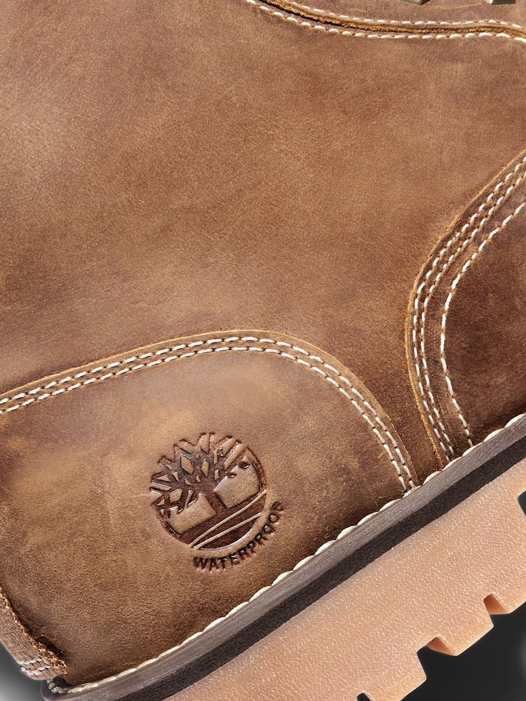 Timberland Rugged Leather Waterproof 6 Inch Boots - Image 3 of 4