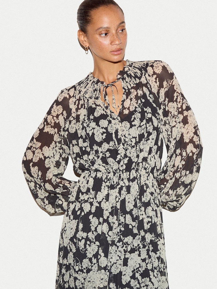 Jigsaw Camellia Floral Midi Dress - Bilde 2 av 7 Jigsaw Camellia Floral Midi Dress - Bilde 2 av 7