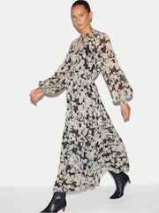 Jigsaw Camellia Floral Midi Dress - Bilde 3 av 7