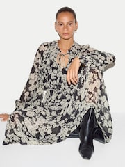 Jigsaw Camellia Floral Midi Dress - Bilde 5 av 7