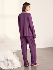 Μωβ - Σετ Μακριών Πιτζάμες Chelsea Peers TENCEL™ Modal - Εικόνα 4 του 5