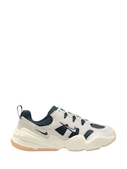Nike Navy/Oatmeal Tech Hera Trainers - Image 1 of 4