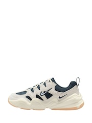 Nike Navy/Oatmeal Tech Hera Trainers - Image 2 of 4