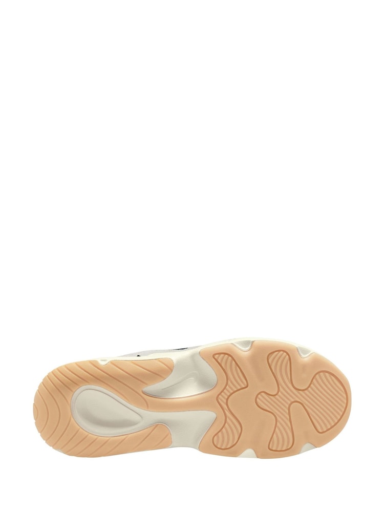 Nike Navy/Oatmeal Tech Hera Trainers - Image 4 of 4