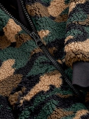 Green Camouflage Fleece All-In-One (3-16yrs) - Image 5 of 5