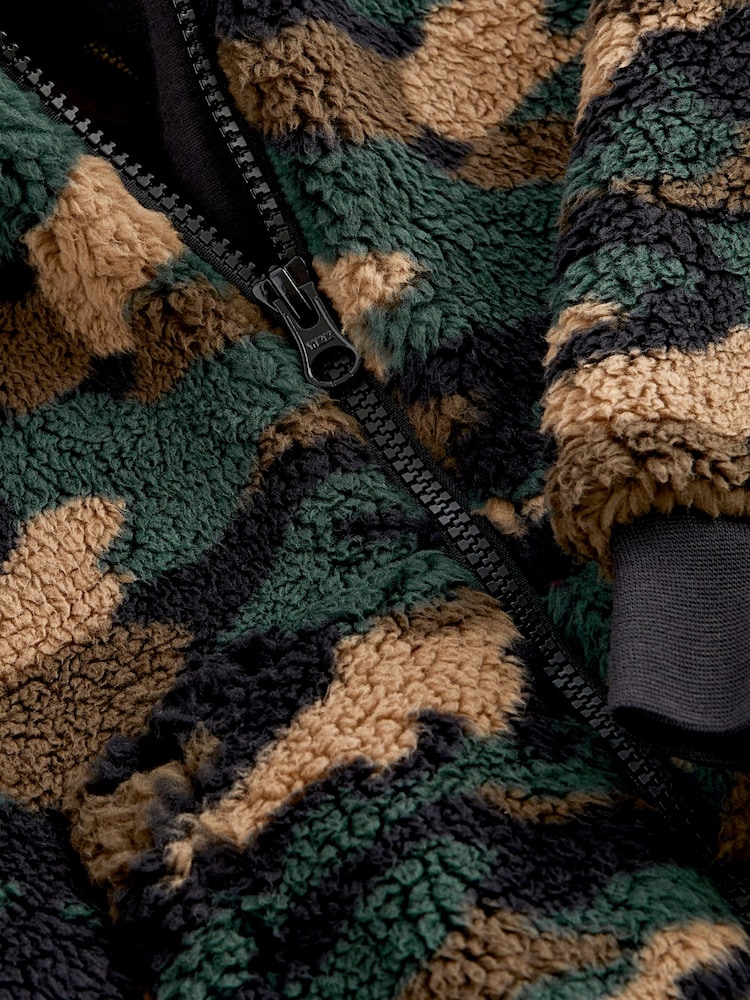 Green Camouflage Fleece All-In-One (3-16yrs) - Image 5 of 5