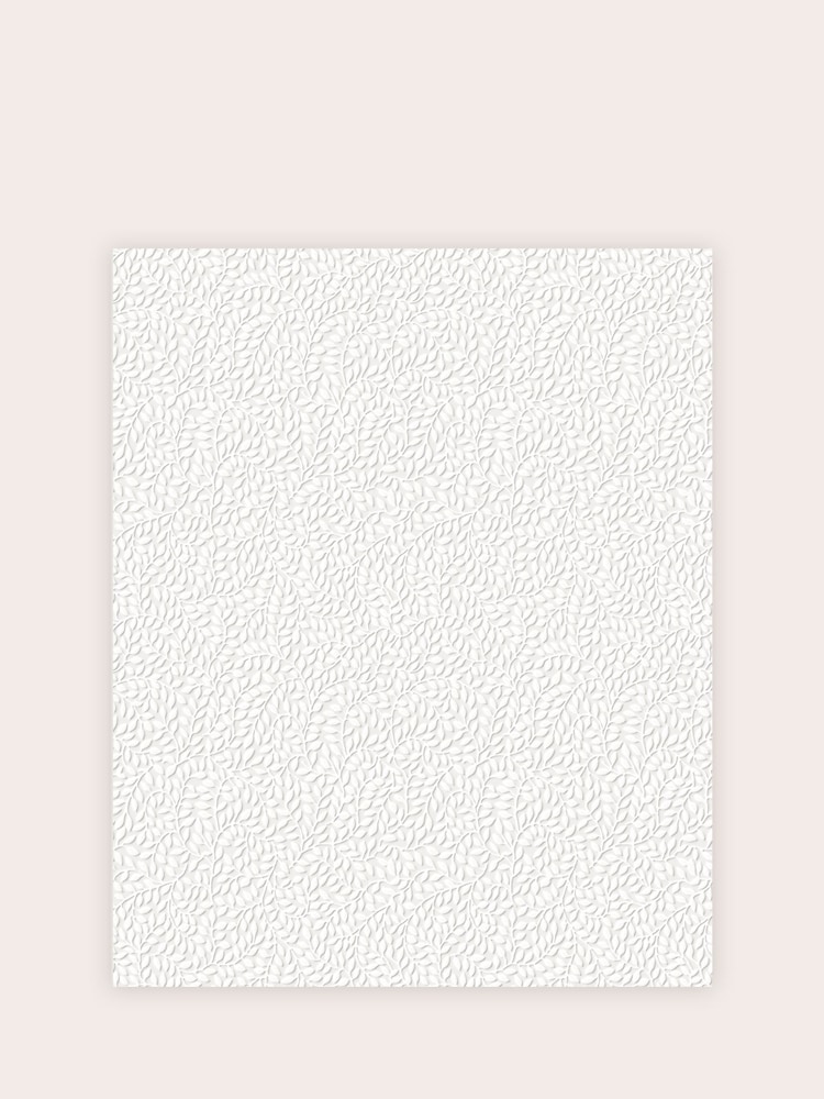 Laura Ashley White Little Vines Paintable 10M Wallpaper - Image 2 of 3