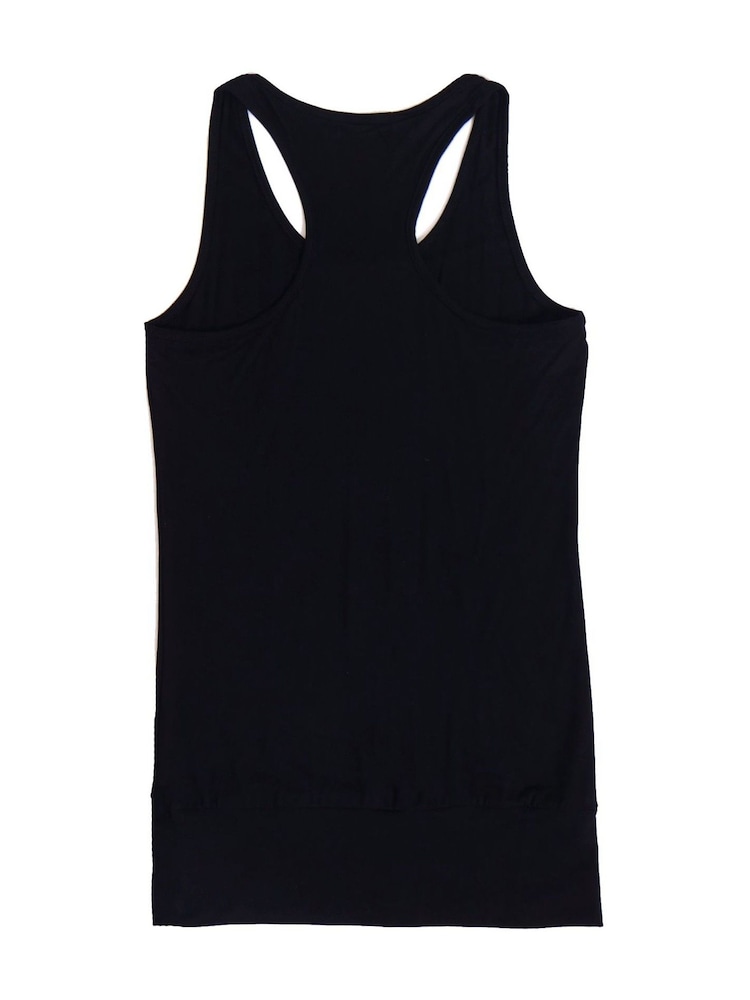 Pineapple Black Exclusive Band Hem Vest - Image 6 of 6