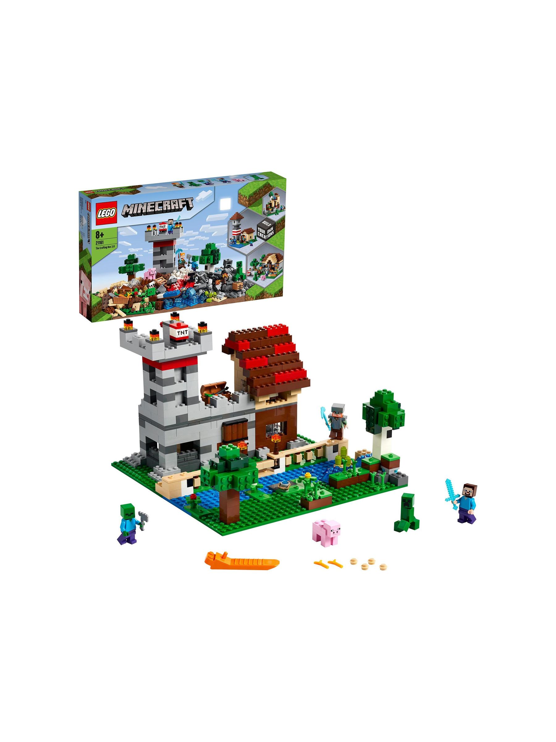 Buy LEGO Minecraft The Crafting Box 3.0 Fortress Farm Set 21161 from the Next UK online shop