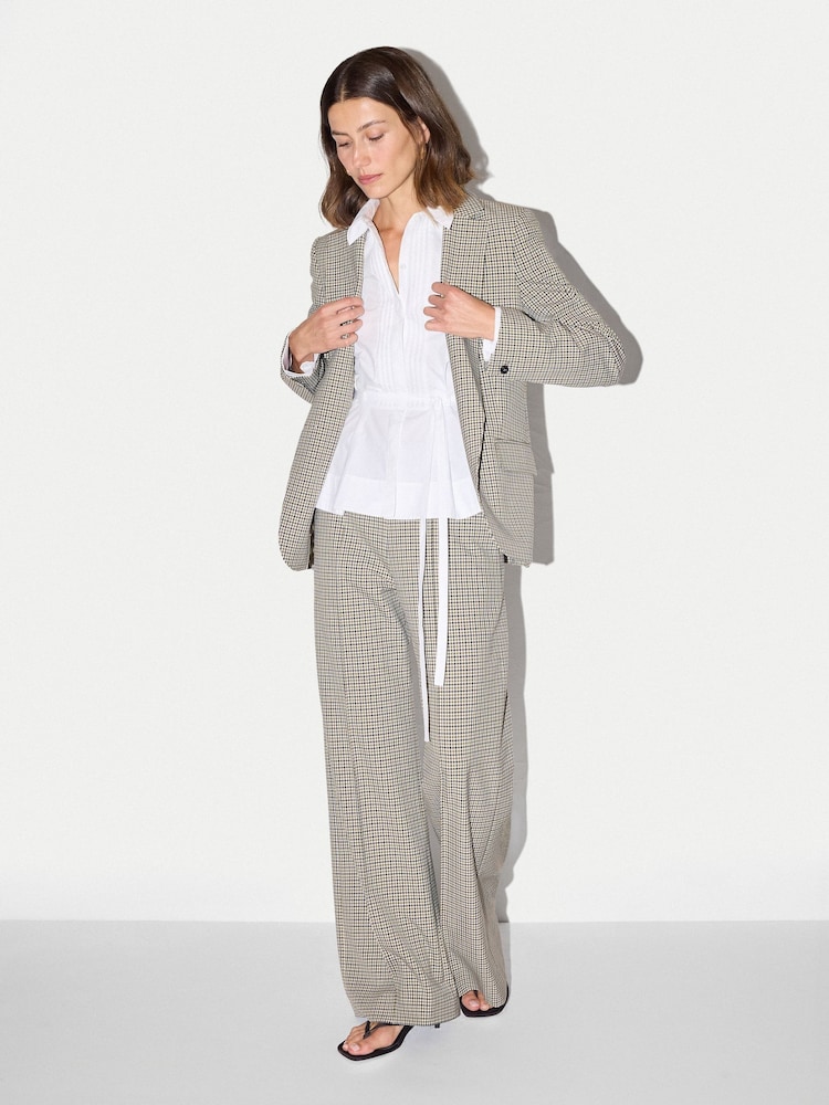 Jigsaw White Peplum Cotton Shirt - Image 6 of 6 Jigsaw White Peplum Cotton Shirt - Image 6 of 6