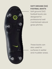 Nike Soar/White Adults Tiempo Legend 10 Academy Soft Ground Football Boots - Image 3 of 11
