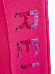 Reiss Bright Pink Mina 4-9 yrs Drawstring Front Seam Joggers - Image 6 of 6