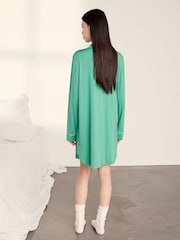 Жасыл - Chelsea Peers TENCEL™ модальды түнгі жейдесі - 5суретінің 4 суреті