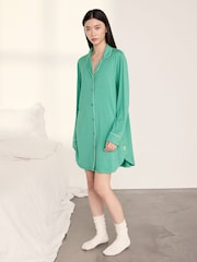 Жасыл - Chelsea Peers TENCEL™ модальды түнгі жейдесі - 5суретінің 5 суреті