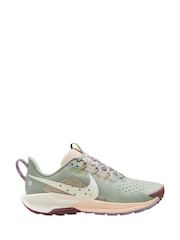 Nike Light Green ReactX Pegasus Trail 5 Trail Running Shoes - Image 1 of 5